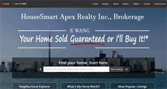 Desktop Screenshot of housesmartapex.com